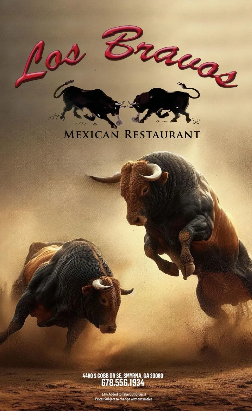 Los Bravos menu