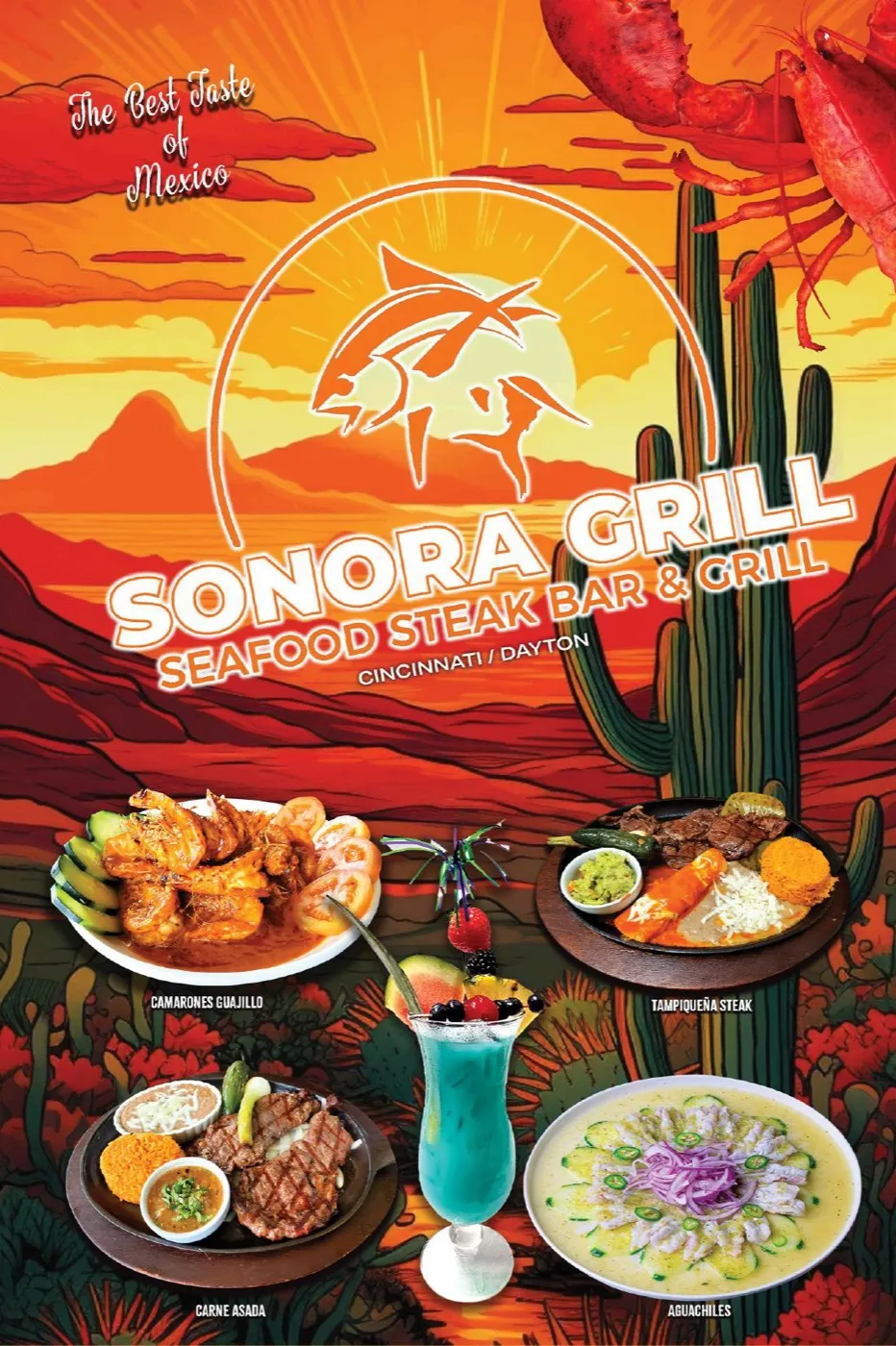 Sonora Grill menu